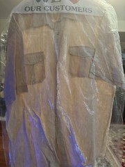 Axis LA Off White Shirt Sleeves Two Pickets Xl