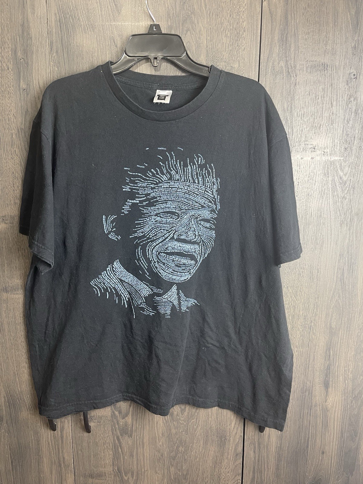 Vintage Nelson Mandela Shirt Mens XL Africa Political Activist Graphic 90s Tee gallery