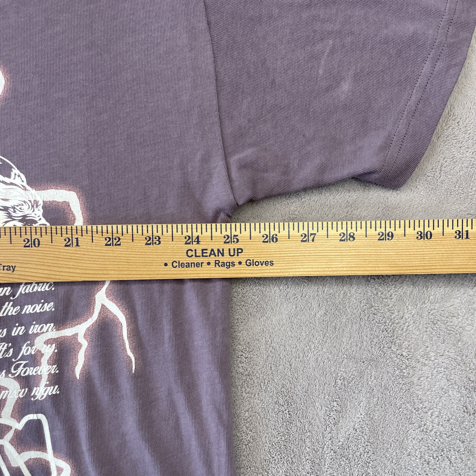 Wolves Club They'll Never Understand V3 Vintage Graphic Tee Plum Pink Men's XL gallery
