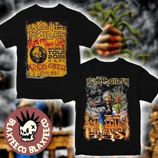 Ir0n Mai den OAKA Athens 2026 Eddie Event T-Shirt gallery