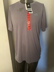 Adidas performance climalite 100% polyester crew neck Men shirt Size Medium new