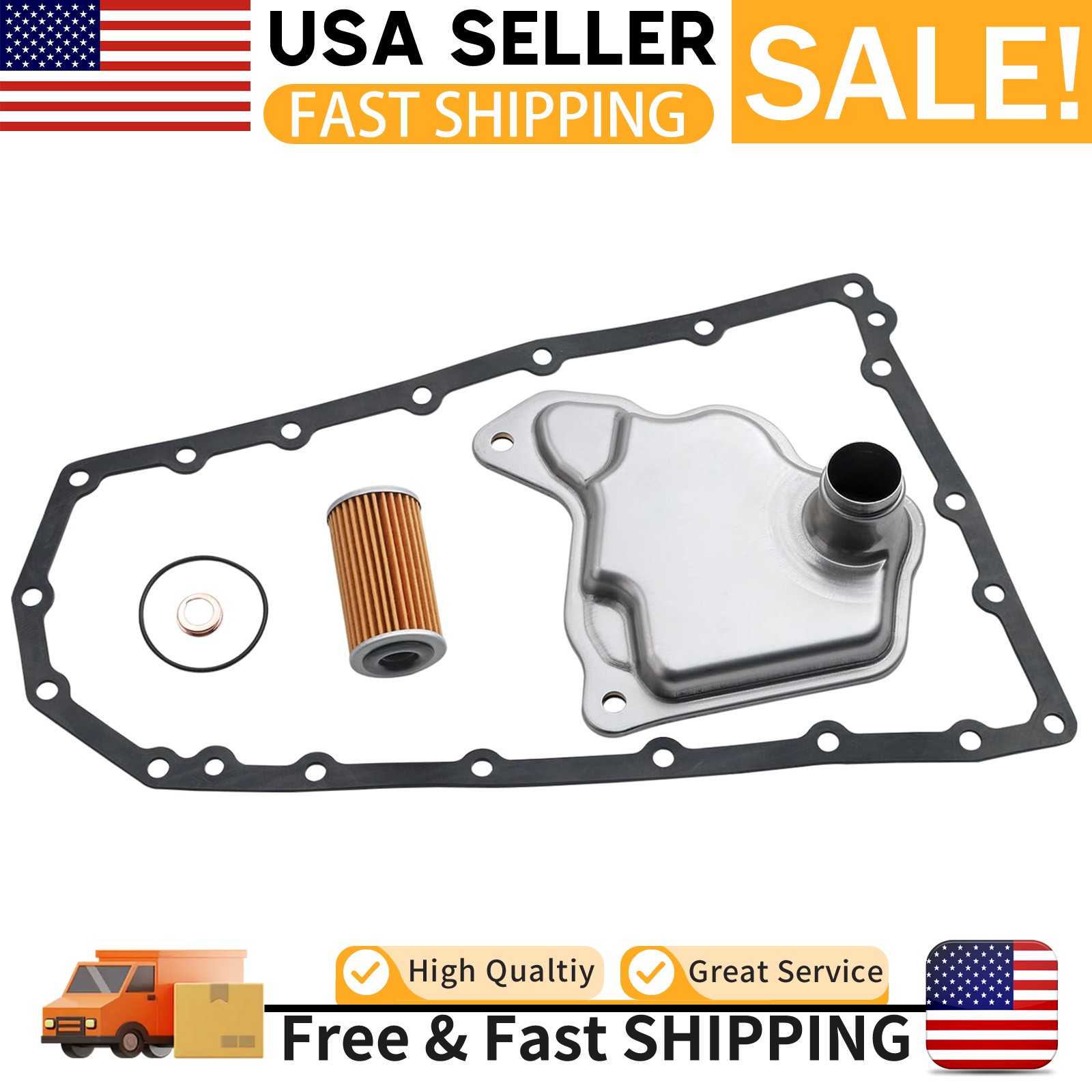 Transmission Oil Filter with Gasket For 2016-2020 Nissan 3172829X0D 3172628X0A