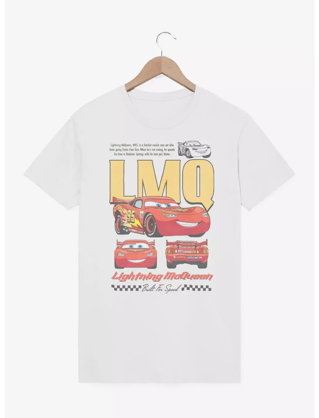 Disney Pixar Cars Lighting McQueen Poster T Shirt Size S - 5XL Gift For Friends gallery