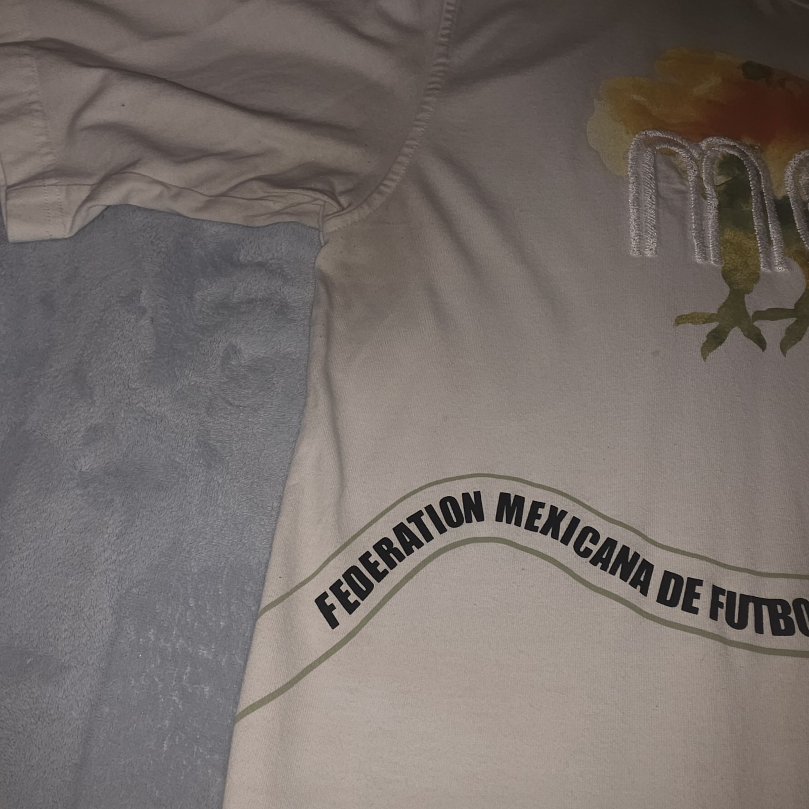 Vintage Nike Mexico BRS Tee Size XXL Blue Ribbon Sports 3D Mexican Football RARE gallery