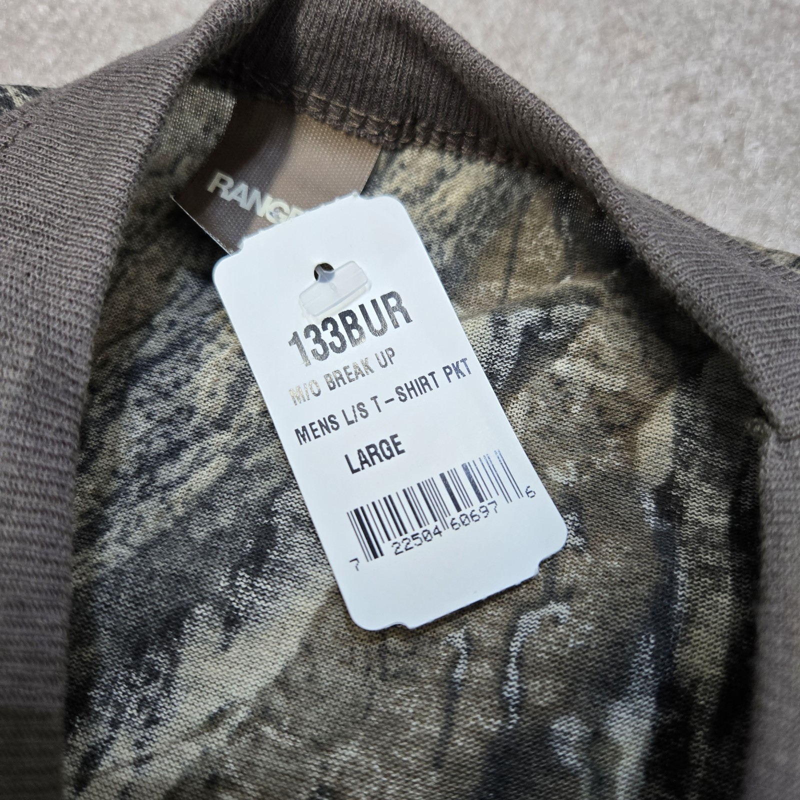 Men’s Vintage Mossy Oak Camo AOP Long Sleeve Shirt Size L Ranger USA Made 90s gallery