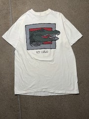 Vintage 1991 Artforms Key Largo Alligator Graphic T-Shirt Hanes Beefy-T Size L