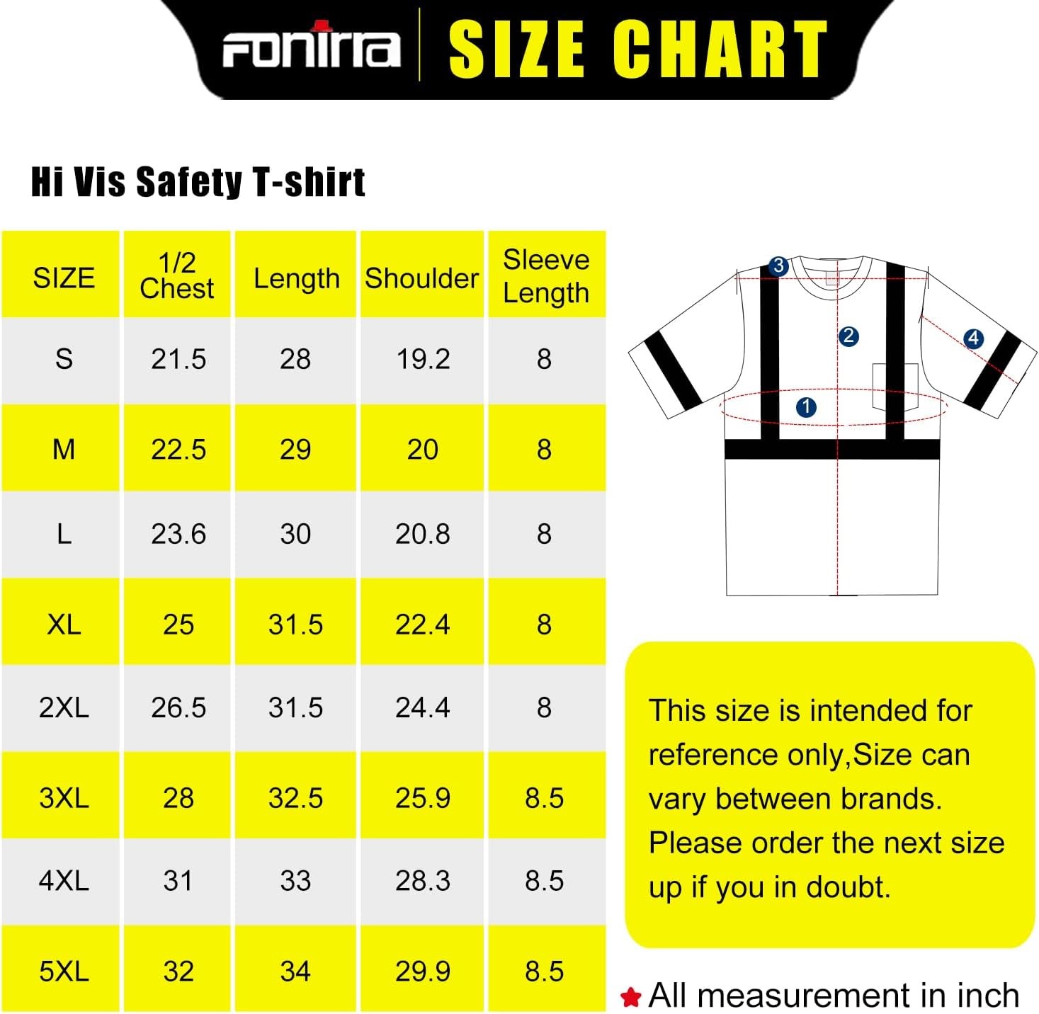 Safety Reflective High Visibility Shirt for Men ANSI Class 3 Hi Vis Construction gallery