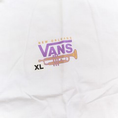 Vans Off The Wall New Orleans Keep It Local Men’s White T-Shirt Size X-Large