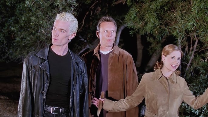 Buffy the Vampire Slayer T-Shirt ✩ SPIKE + GILES! British Bromance ♡ Funny! 90s! gallery