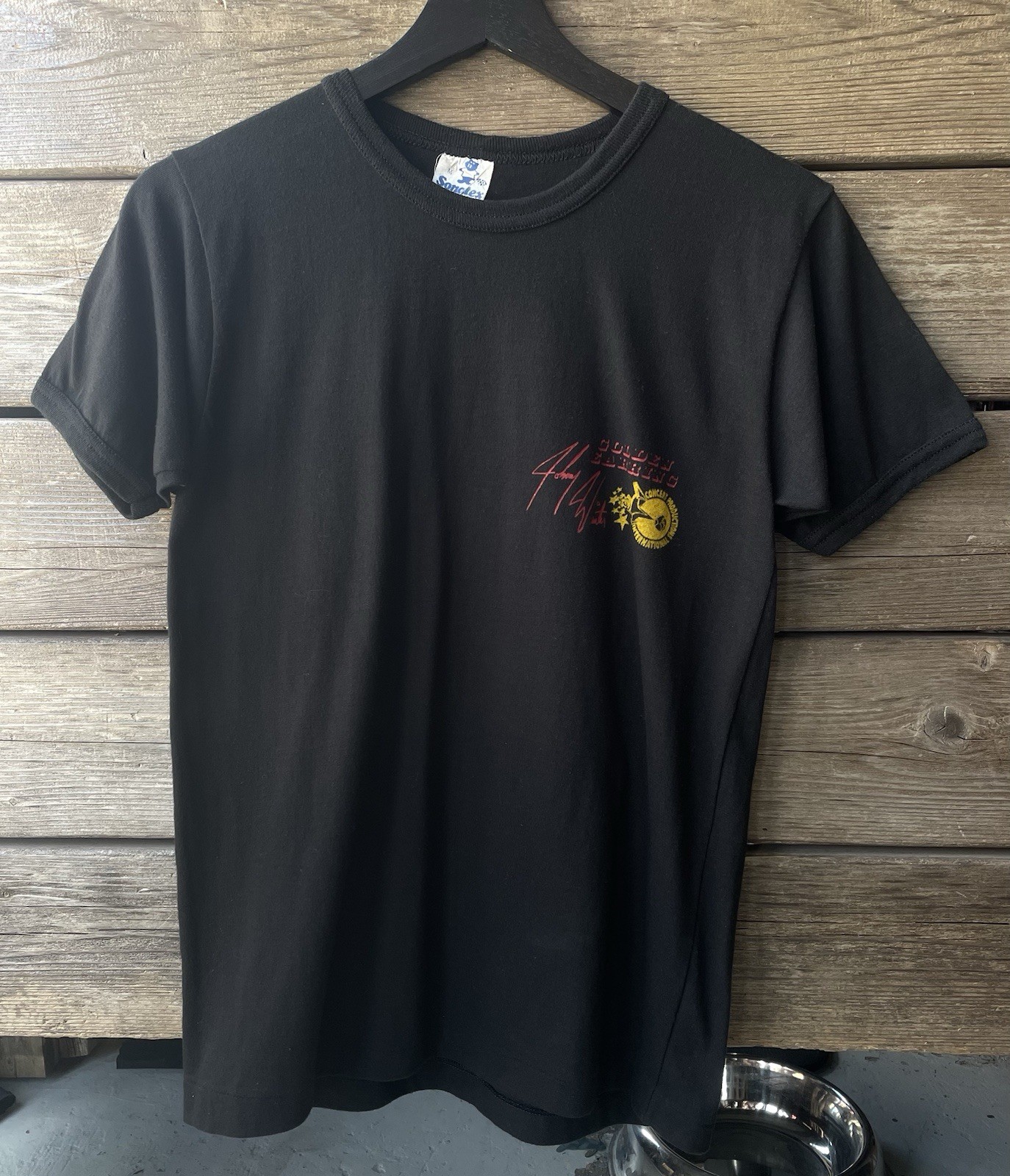 Vintage 1980s Johnny Winter Tour Massey Hall Small Tshirt 1985 Rock Band Tee