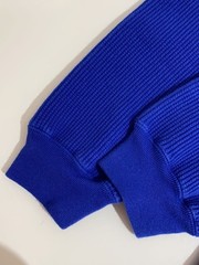 DESCENTE Knit Sweater (Thick) 2 Cotton Blue Solid