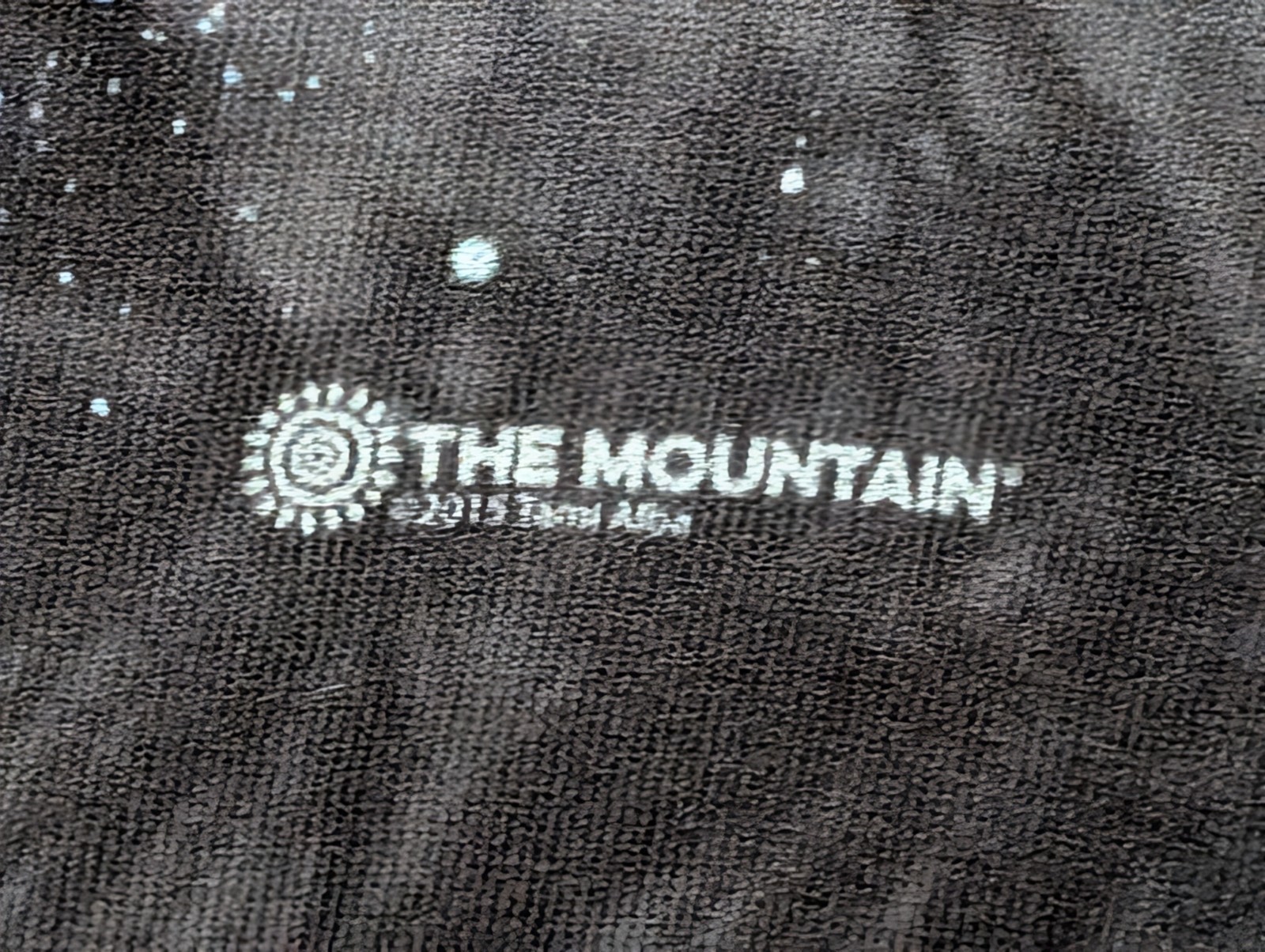 The Mountain Mens T-shirt Black "White Tiger Cosmo" Defect New Logo 2XL #6675 gallery