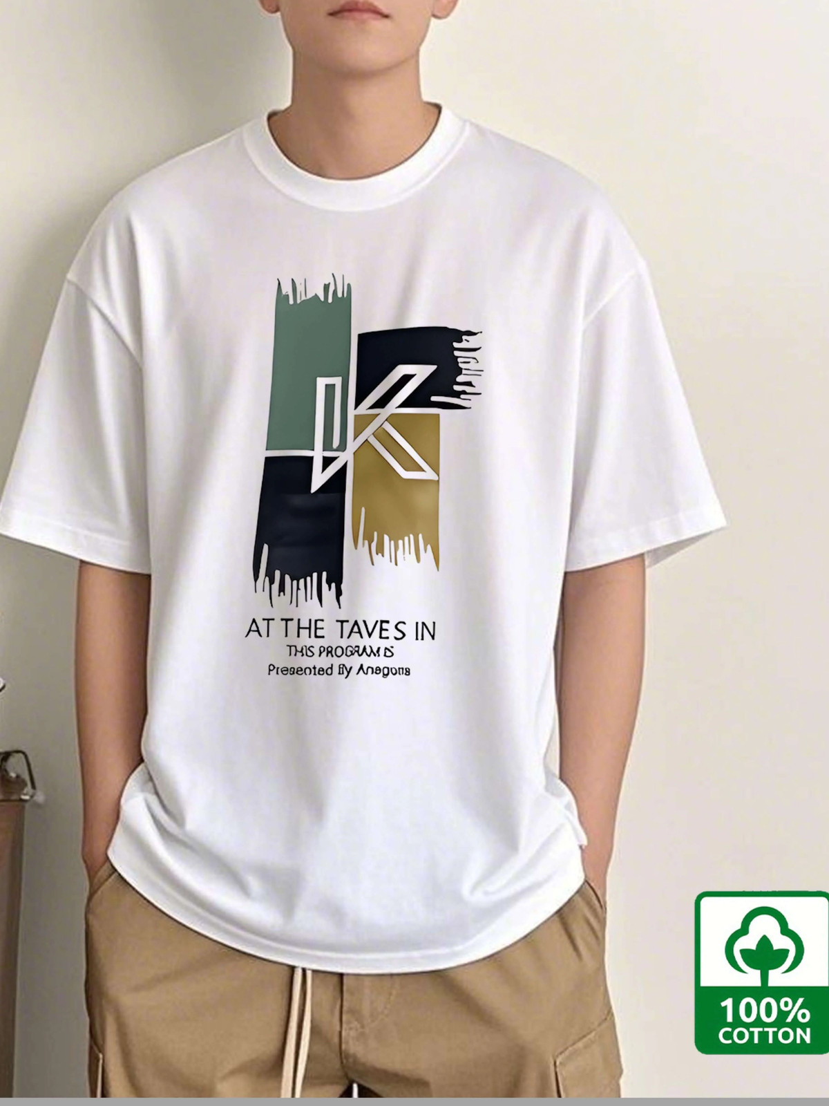 Men's Vintage Cotton Printed T-Shirt - Casual Comfort Style gallery