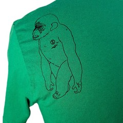Graniph Japan T Shirt Chimpanzees Monkey DS Graphic Print Men’s MEDIUM