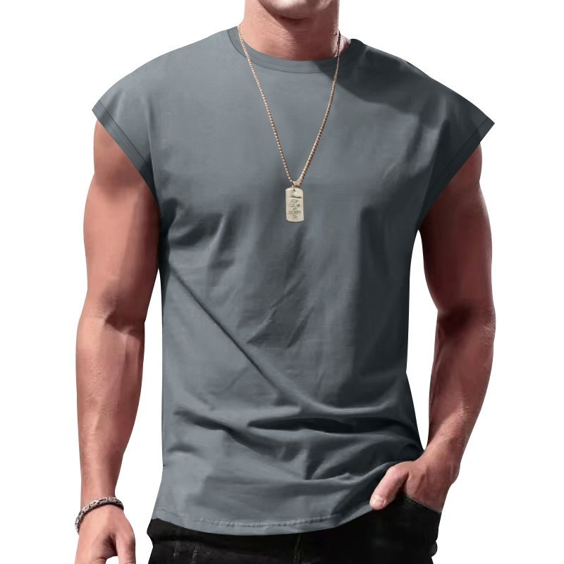 Men's Sleeveless Tank Top Casual Summer Vest Loose Fit Gym ✅ Buy 2 Save More gallery