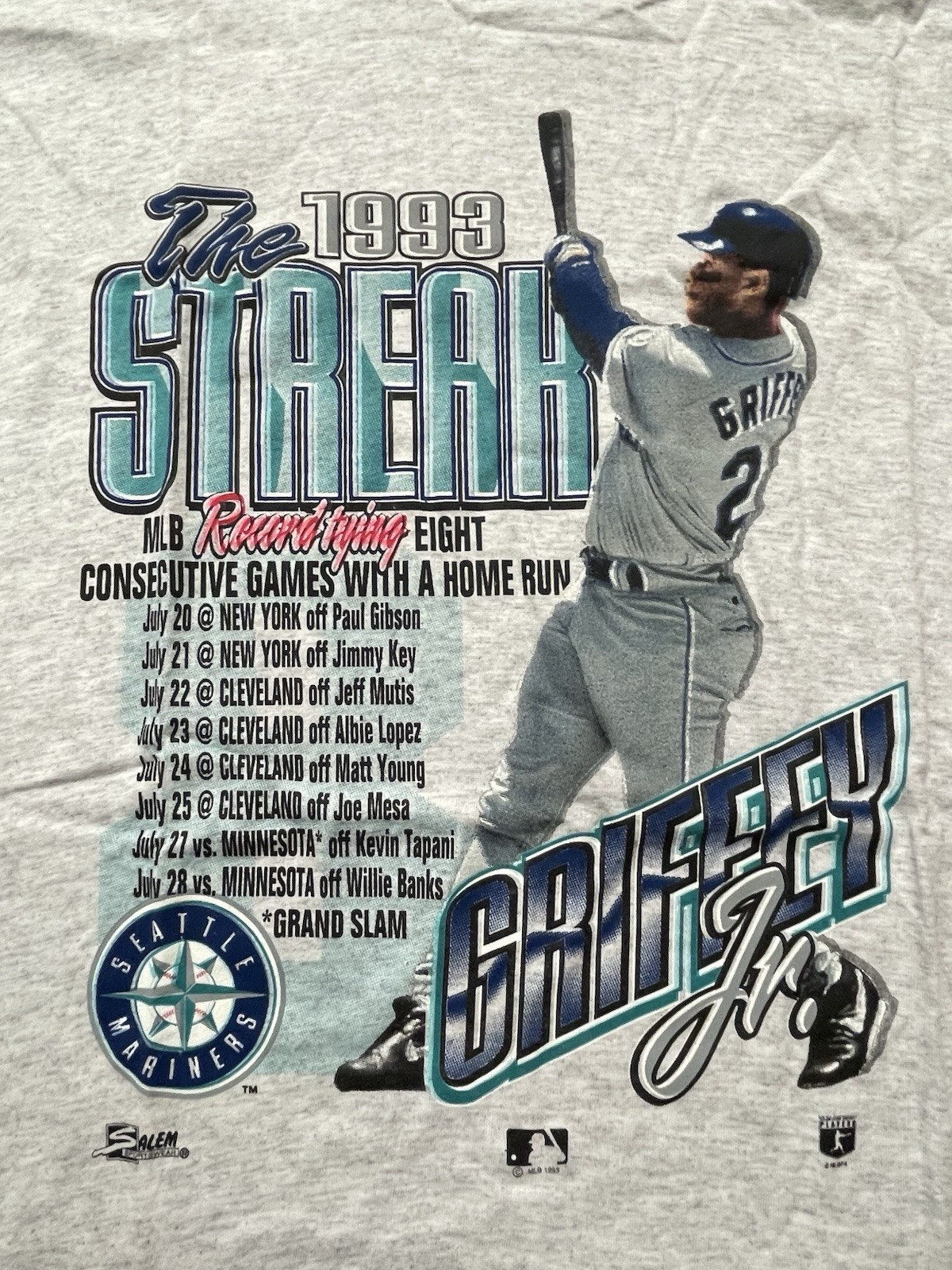 Griffey Jr Tee Shirt New Without Tags Adult Child (See Photos For Details)