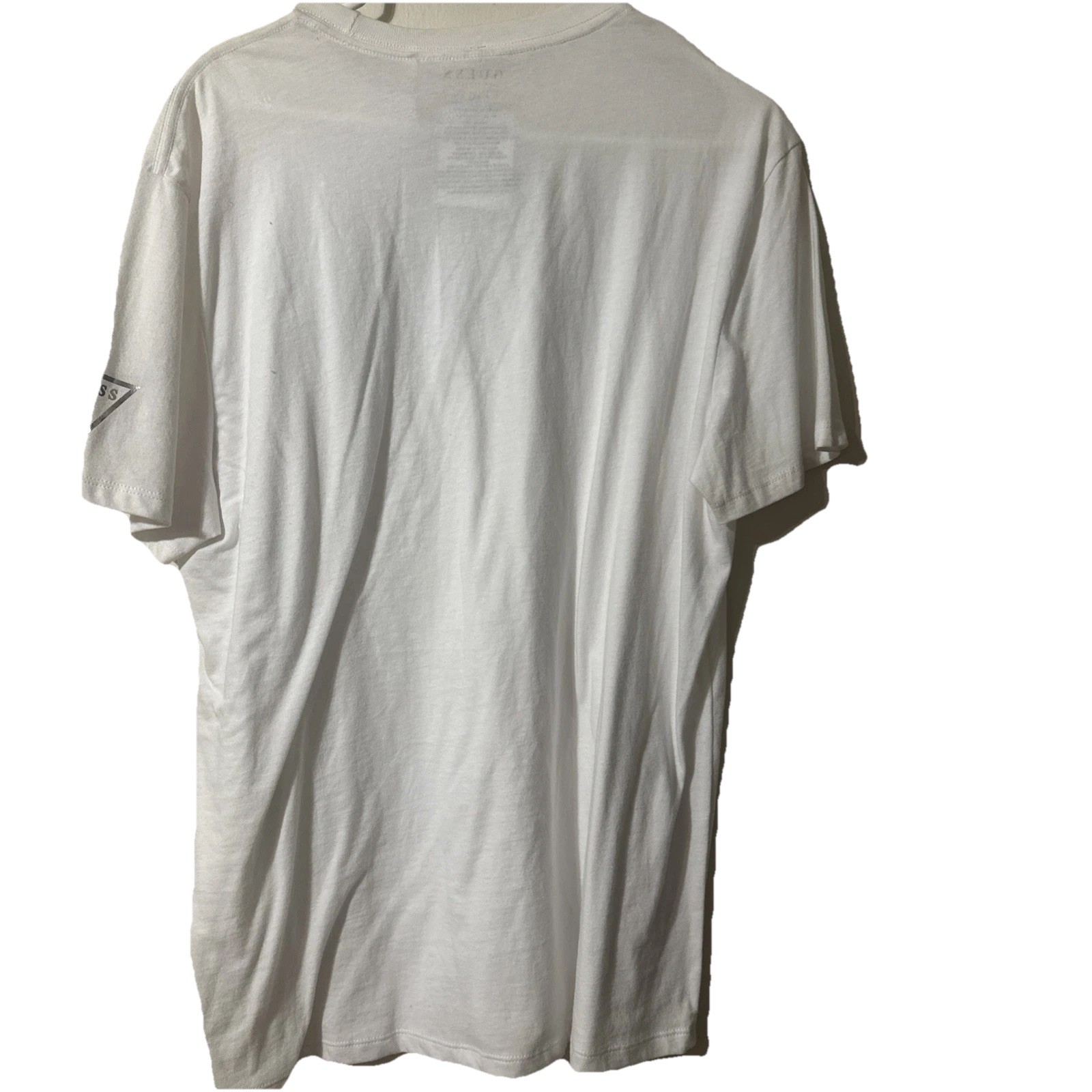 Guess Los Angeles White T shirt men Size L Reflective NWT gallery
