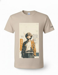 Humble Blade: Demon Slayer Inspired Sand T-Shirt | Gildan G8 50/50
