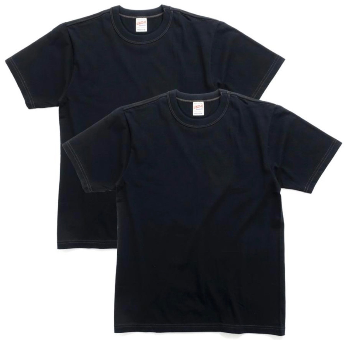 WHITESVILLE 2-PACK T-SHIRT - White, Black, Navy, Gray [ WV73544 ] Made in Japan gallery