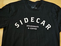 Sidecar Doughnuts & Coffee Black T Shirt Medium – LA OC California SLC Utah