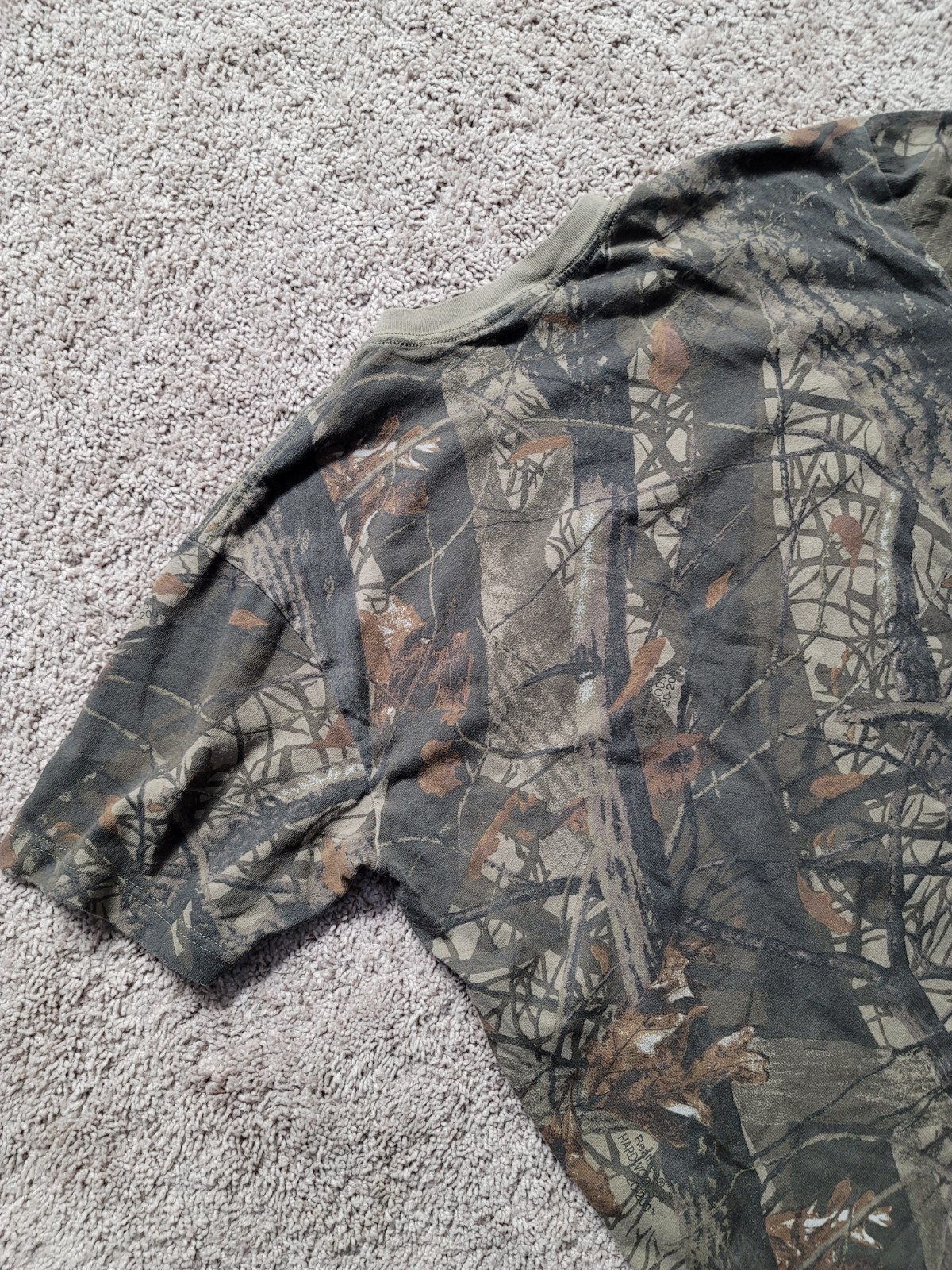 Genuine Filson Mens L Camo Short Sleeve Shirt Realtree Hardwoods Outdoor Hunting gallery