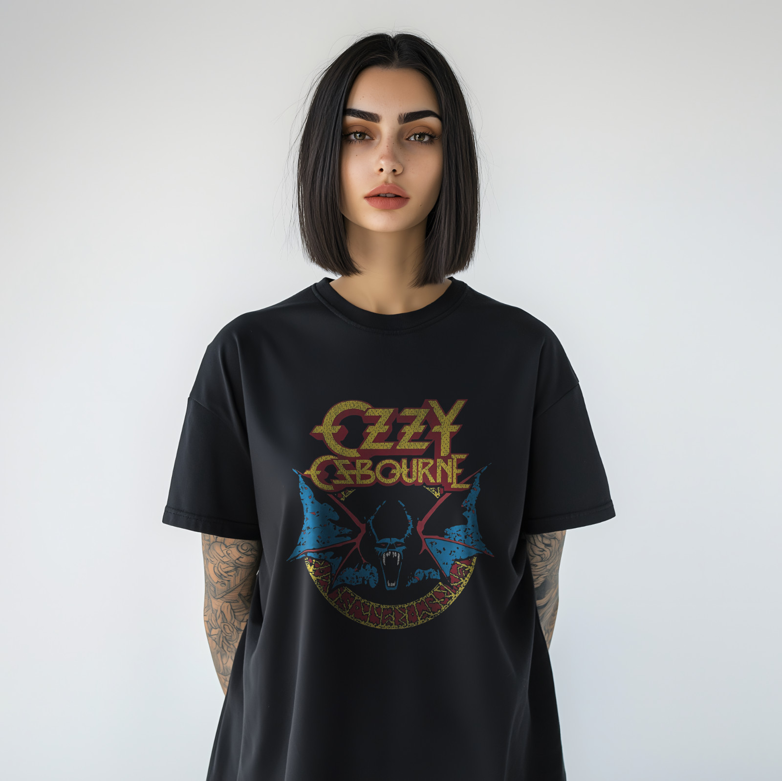 Ozzy Osbourne Heavy Metal Rock Band T-Shirt Vintage Distressed Graphic Tee A176 gallery