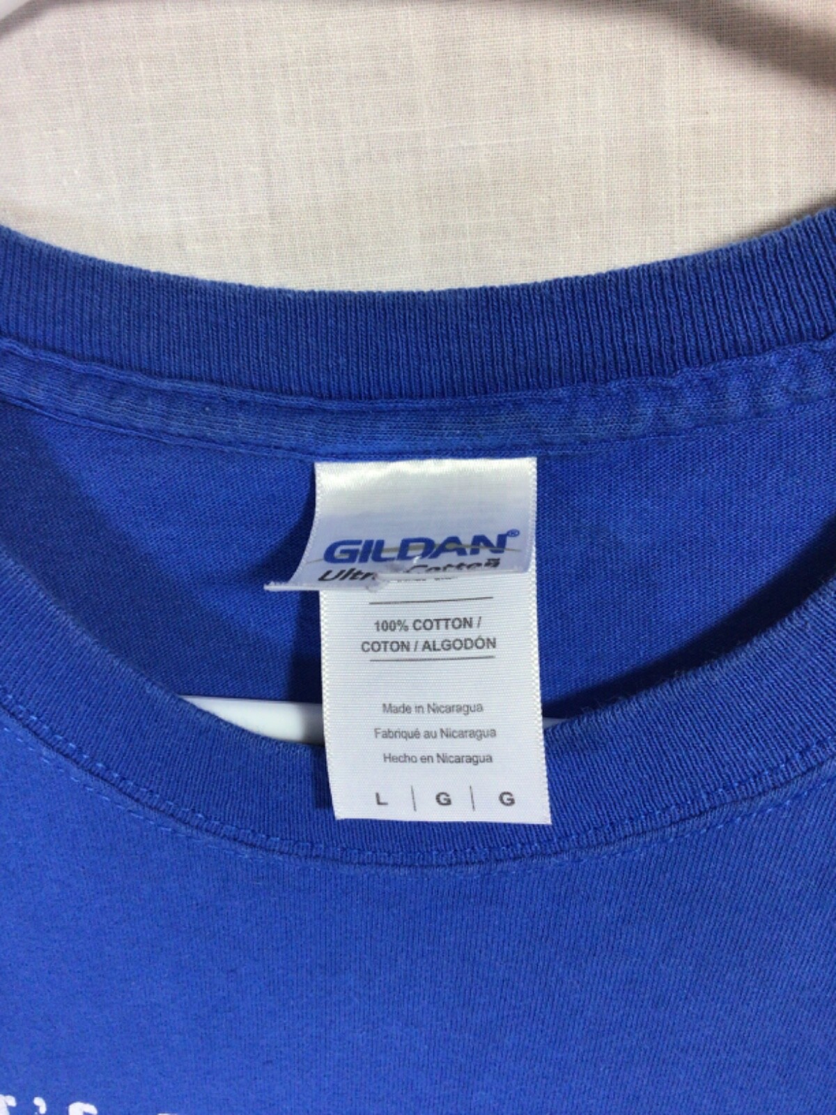 Bahamas Nassau (Fish) Blue Large Cotton T Shirt T17 gallery