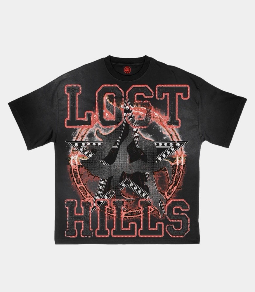 LOST HILL LH5004 TSHIRT – WASHED BLACK Size Large