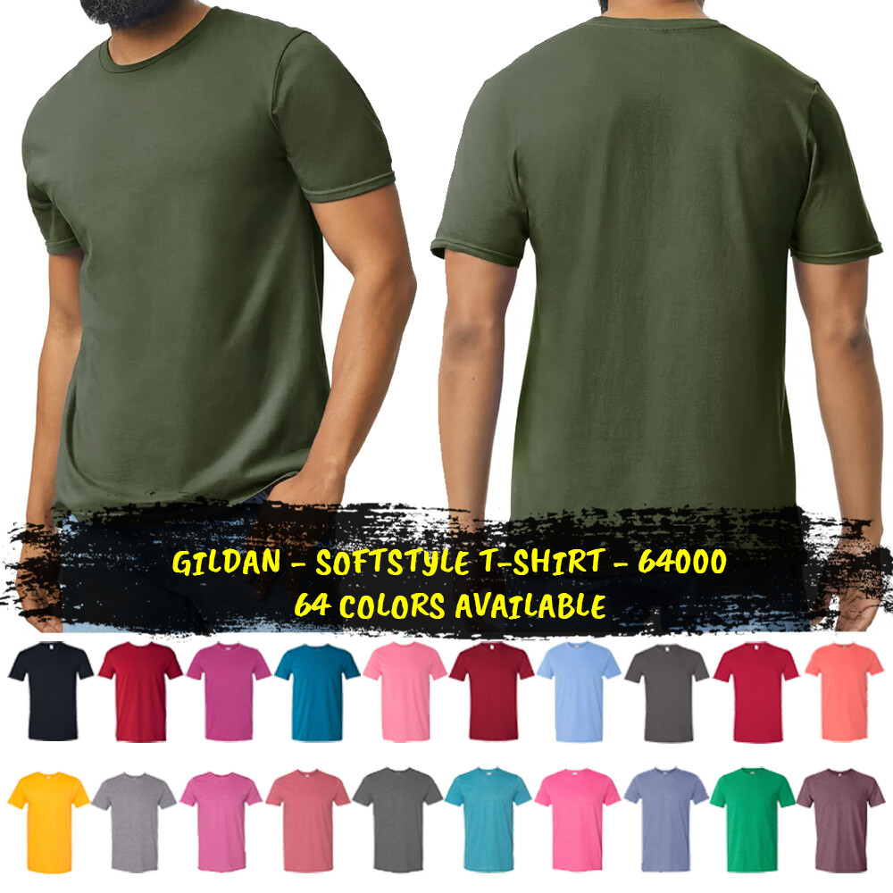 Gildan - Softstyle T-Shirt - 64000 Basic Unisex Classic Fit T-Shirt gallery