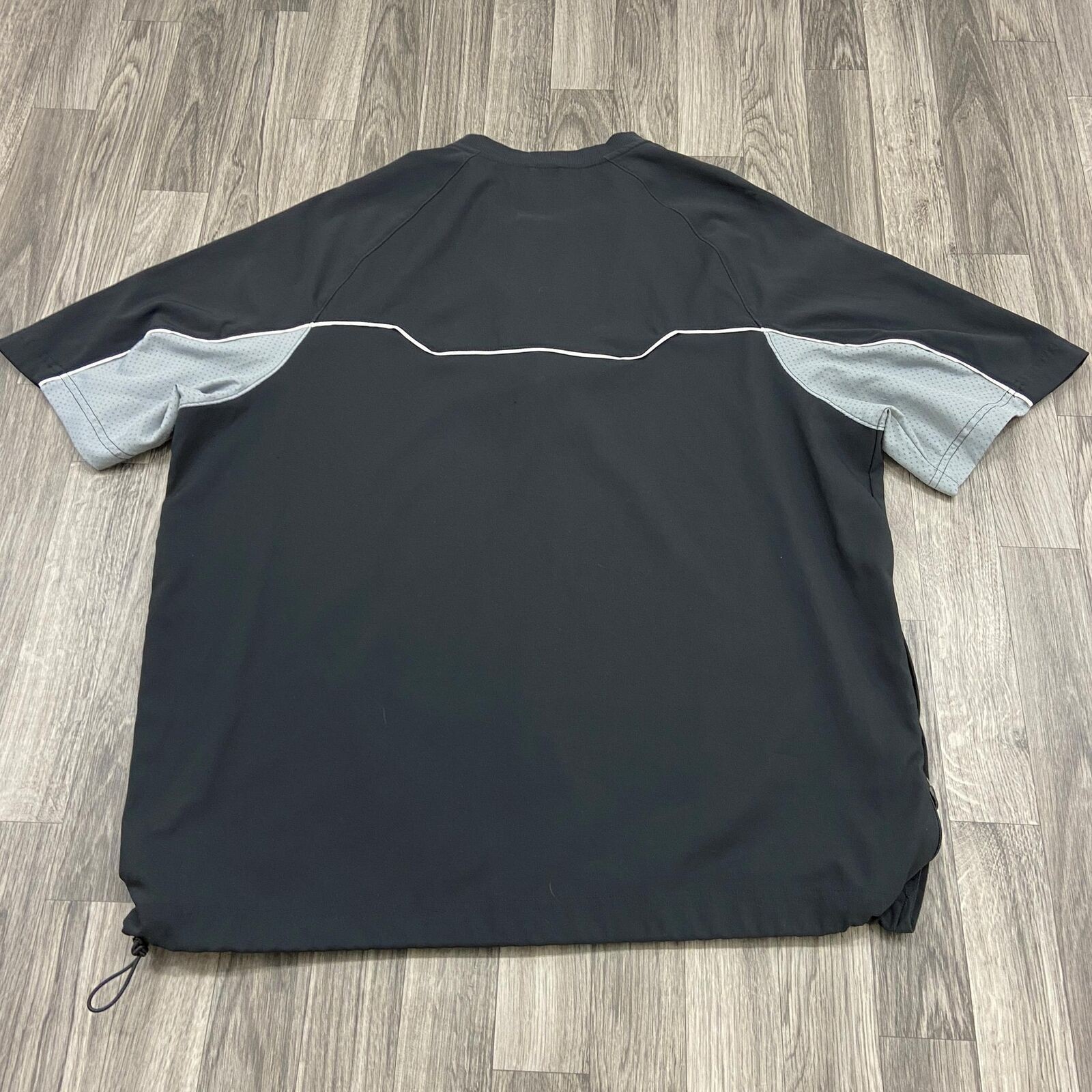 UNDER ARMOUR Loose All Season Gear Black 1/4 Zip Pullover T-Shirt Men's Size L gallery