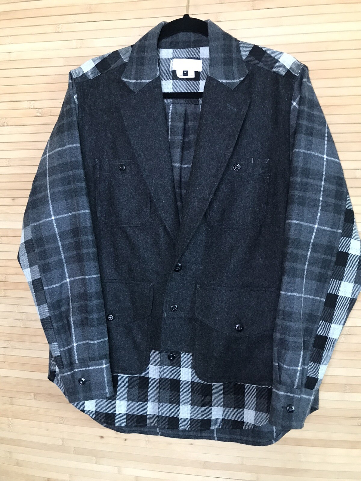 Comme Des Garçons Ganryu 2014 Fall/Winter Shirt Wool Rare Flannel Sz M Japan gallery