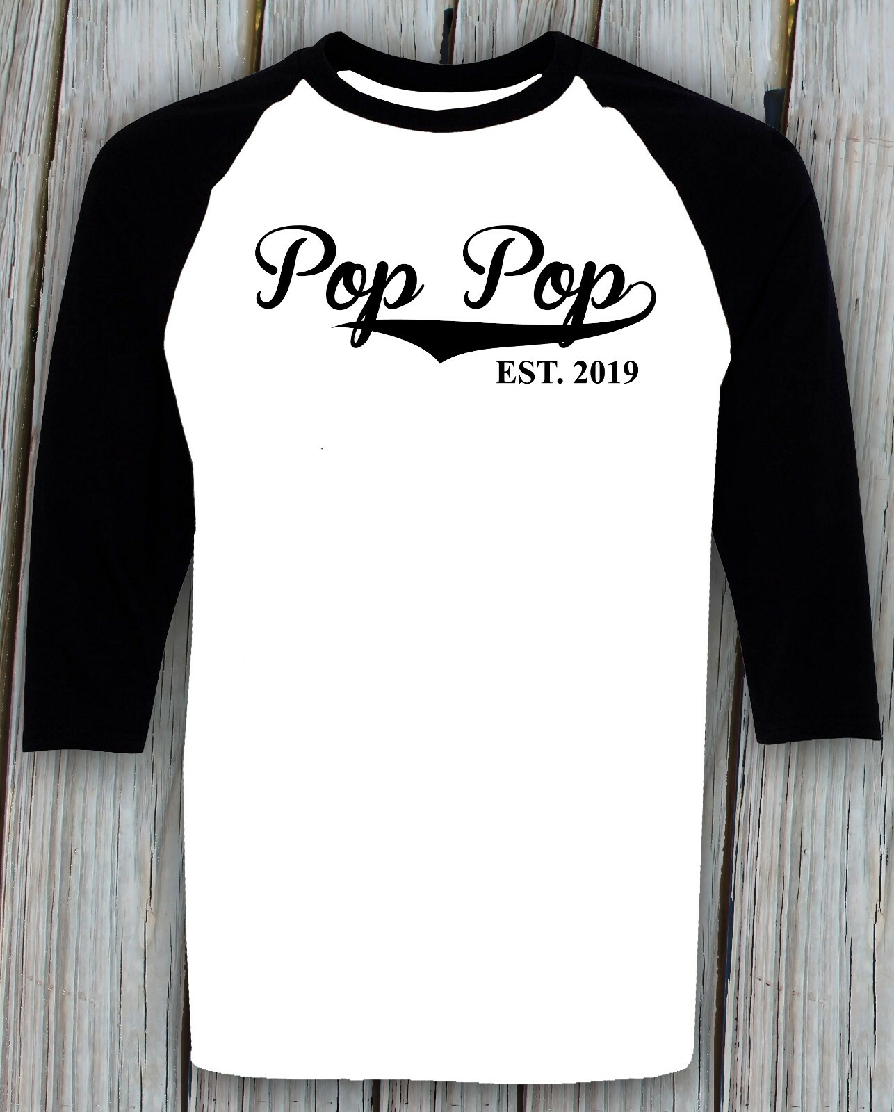 Pop Pop EST. 2019 T-Shirt New Poppy Grandpa Fathers Day Christmas Birthday Gift gallery