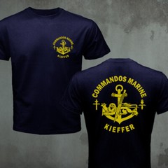 French Navy Special Forces Commandos Marine Fusiliers Marins Kieffer T-shirt