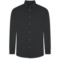Men’s Formal Work Shirts Plain Casual Button Down Shirt Long Sleeve Classic Fit