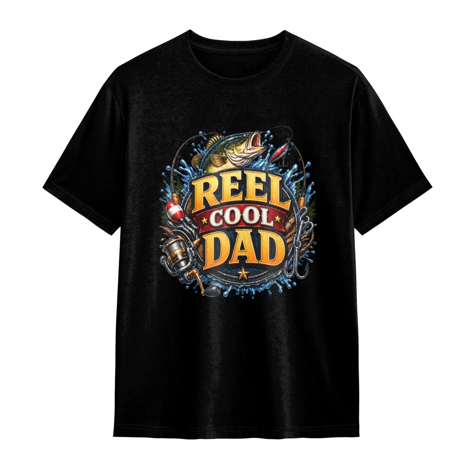 Limited Stock Reel Cool Dad T-Shirt Fishing-Themed Father’s Day Gift Men’s Shirt