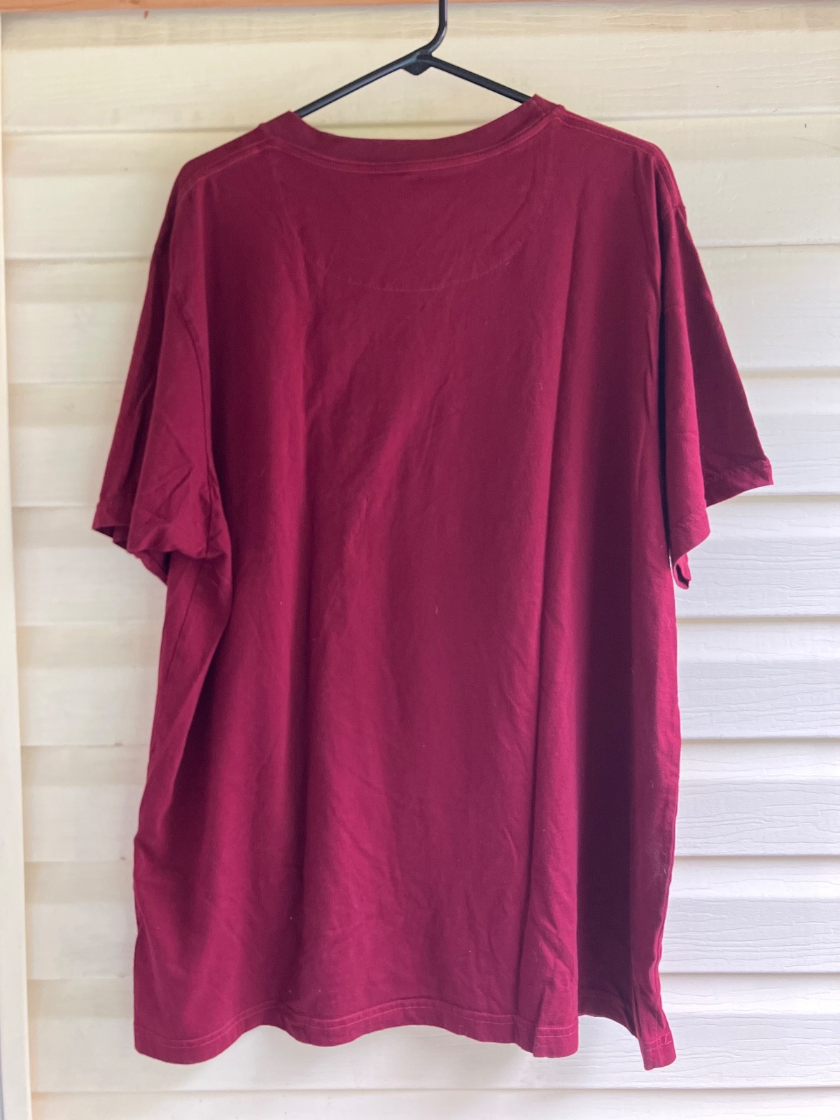 tshirt graphic maroon color melting sun, winston brand, peru, 100% cotton, 2xl gallery