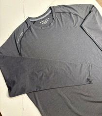 Peter Millar Performance Aurora Long Sleeve Base Layer Mens XL Black Stretch