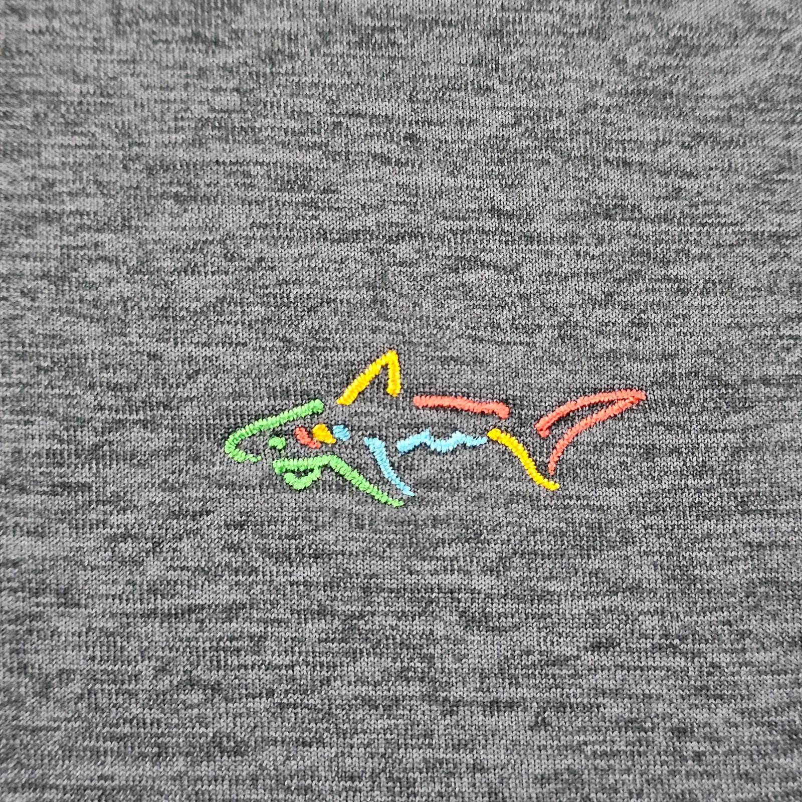 Greg Norman Blue Long Sleeve 1/4 Zip Collared Performance T-Shirt Men's xL gallery