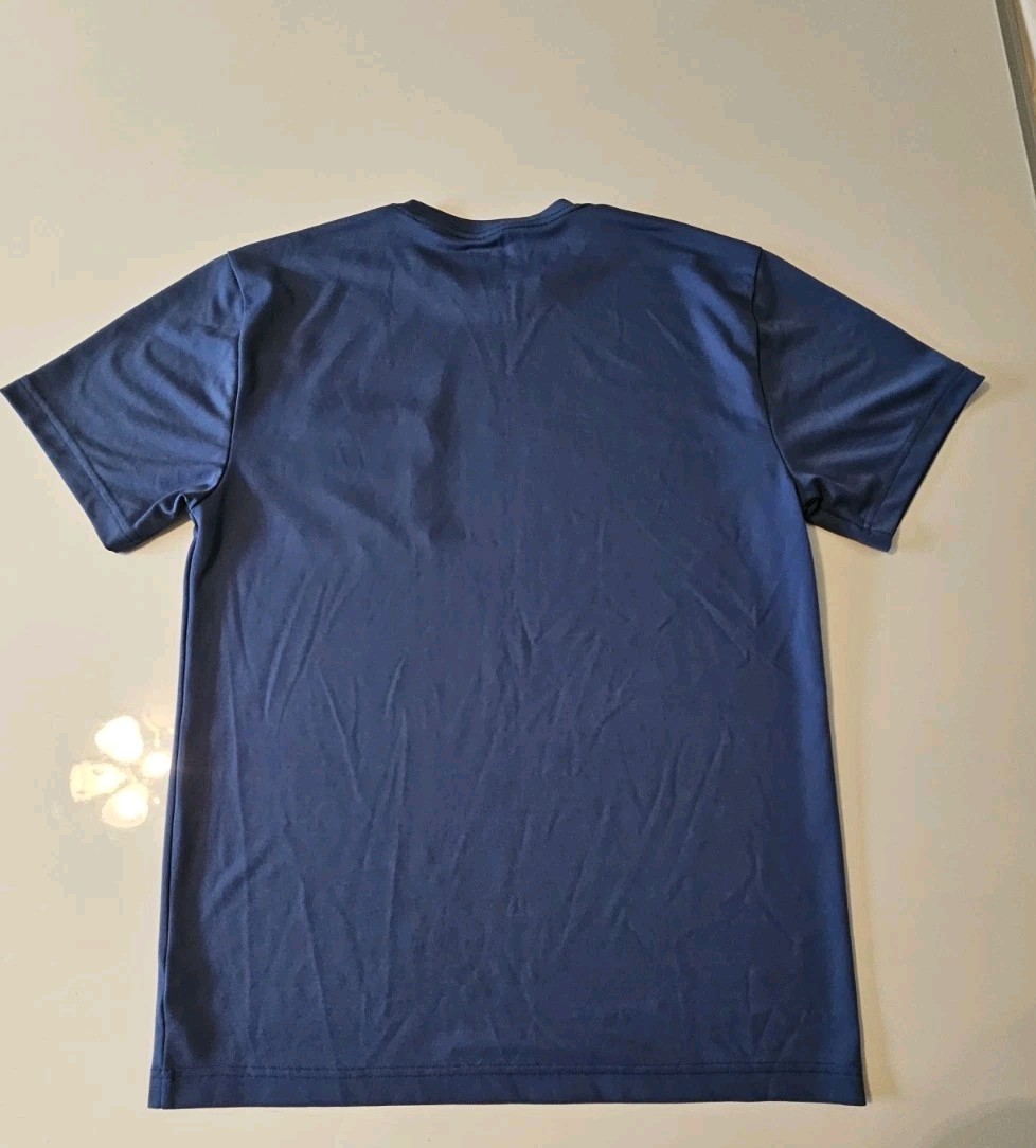 Genuine Dickies Men's Performance Pocket T-Shirt Blue Size Medium M Short Sleeve gallery