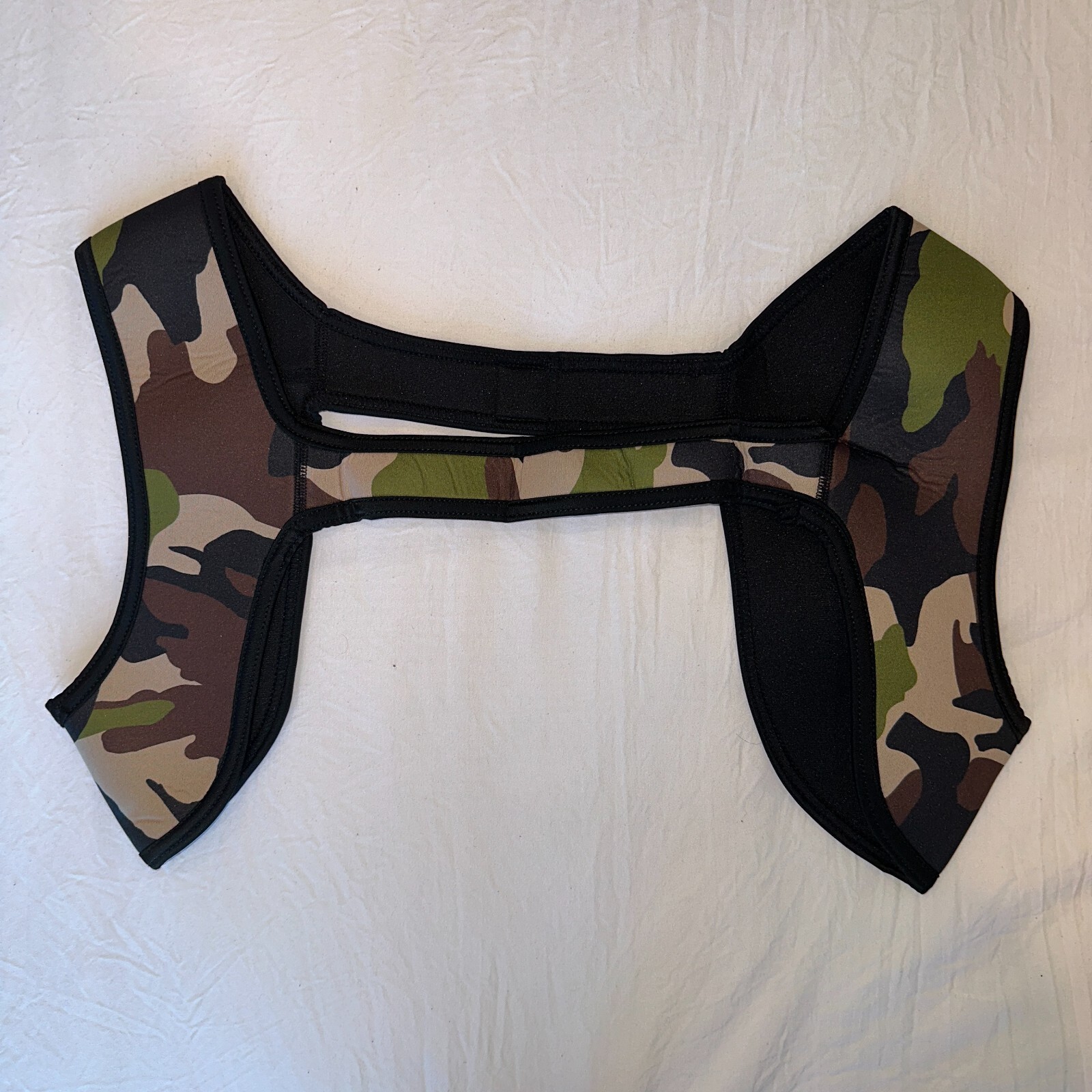 JOCKMAIL Men's Harness Elastic Shoulder Strap Neoprene Harness Crop Top Muscle gallery