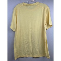 VRST Tech Performance Tee Mens Medium Bright Yellow Short Sleeve T-Shirt