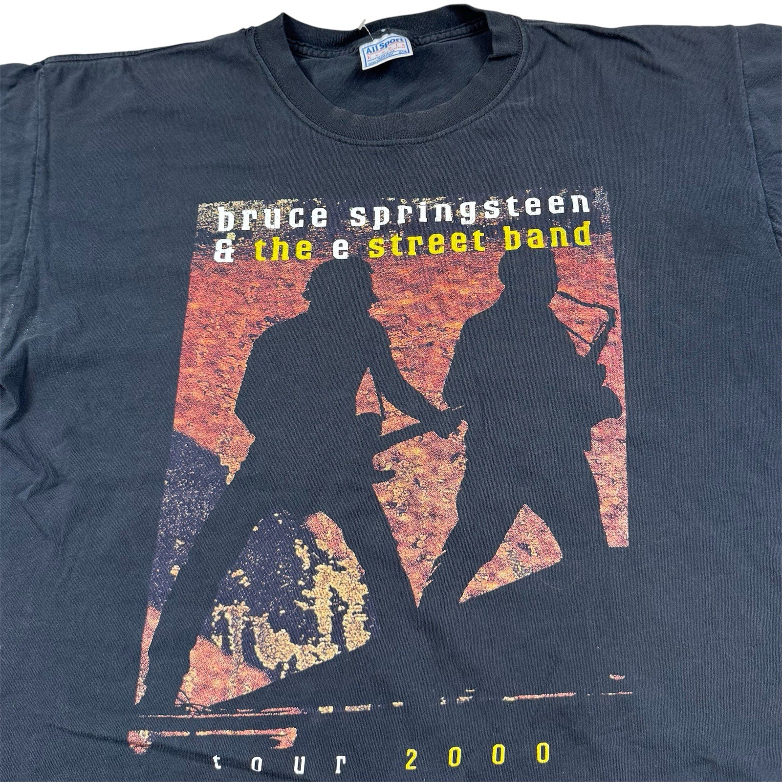 Vintage Bruce Springsteen And The E Street Band Tour 2000 Music t-shirt Mens XL