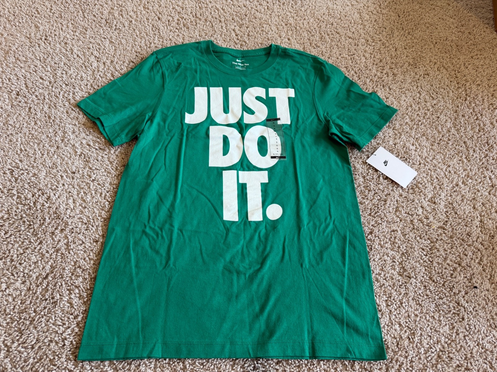 Nike Air 1 green white Just Do It t shirt retro NY Jets Boston Celtics Tatum 0 M gallery