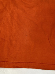 Vintage RP55 Check Da Technique Dice T-shirt Men XL Orange Long Sleeve USA 90s