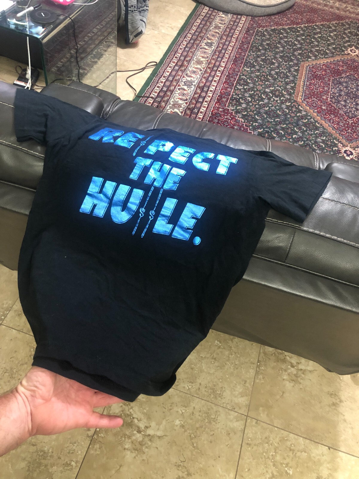 EASTER SPECIAL - "RESPECT THE HUSSLE" NWOT - Gildan Hammer Shirt Size S w/ship gallery