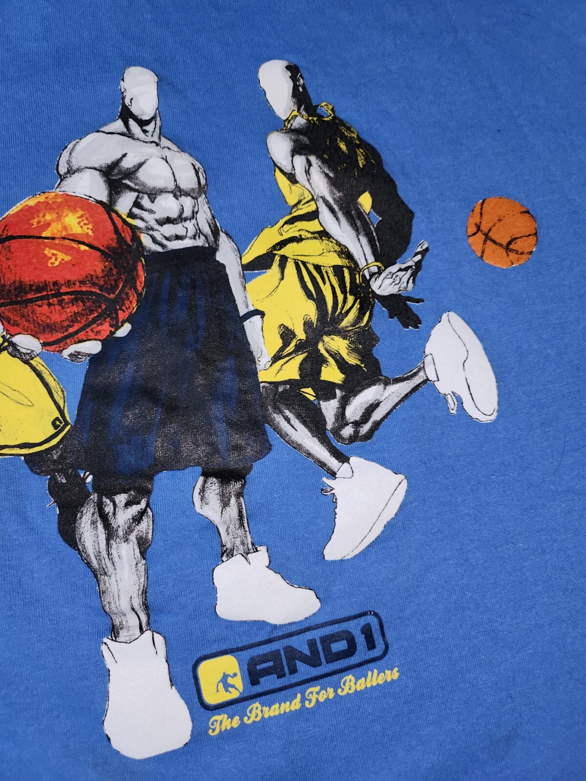 Men’s Medium / Kids XL- 14-16 Vintage And1 Baller T Shirt Tee Basketball gallery