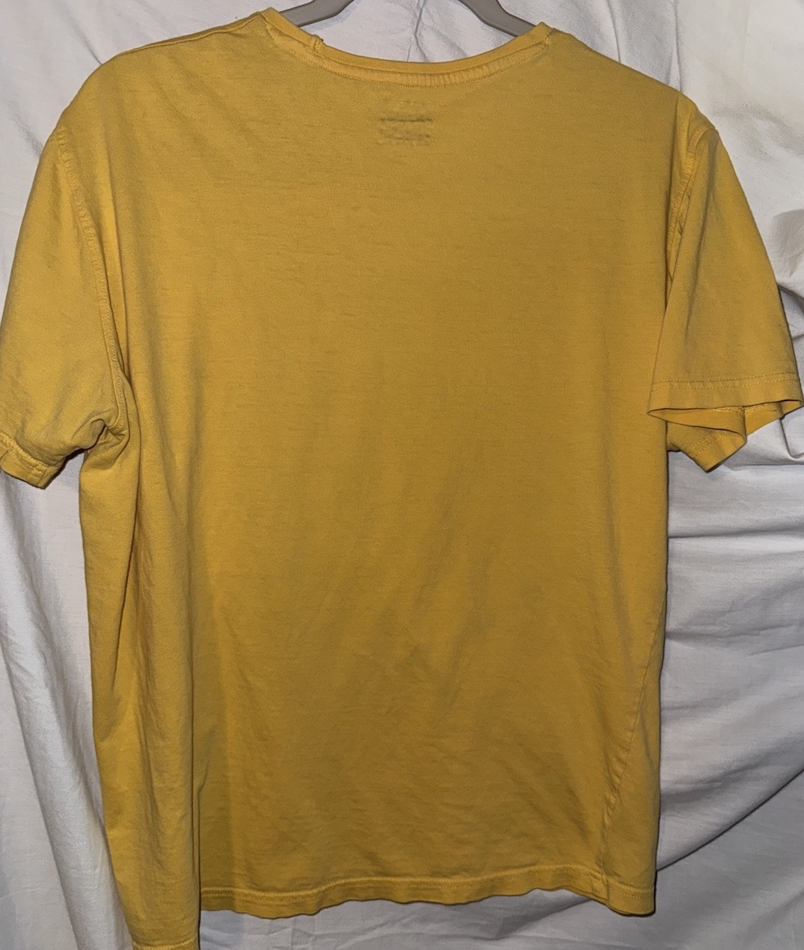 DNMX Graphic Tee Large Yellow “Break the Routine” Bottle Shatter Print Shirt gallery
