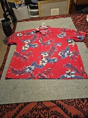 Men’s Blue Generation 3X Tropical Hawaiian shirt Beach Ready Returns Accepted