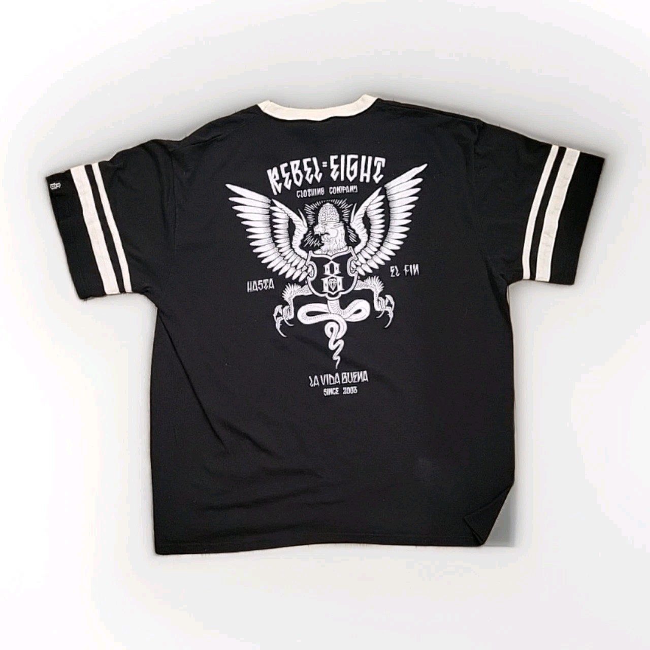 Rebel 8 Rebel8 Eight Famous Stars Straps Shirt Mike Giant Travis Barker