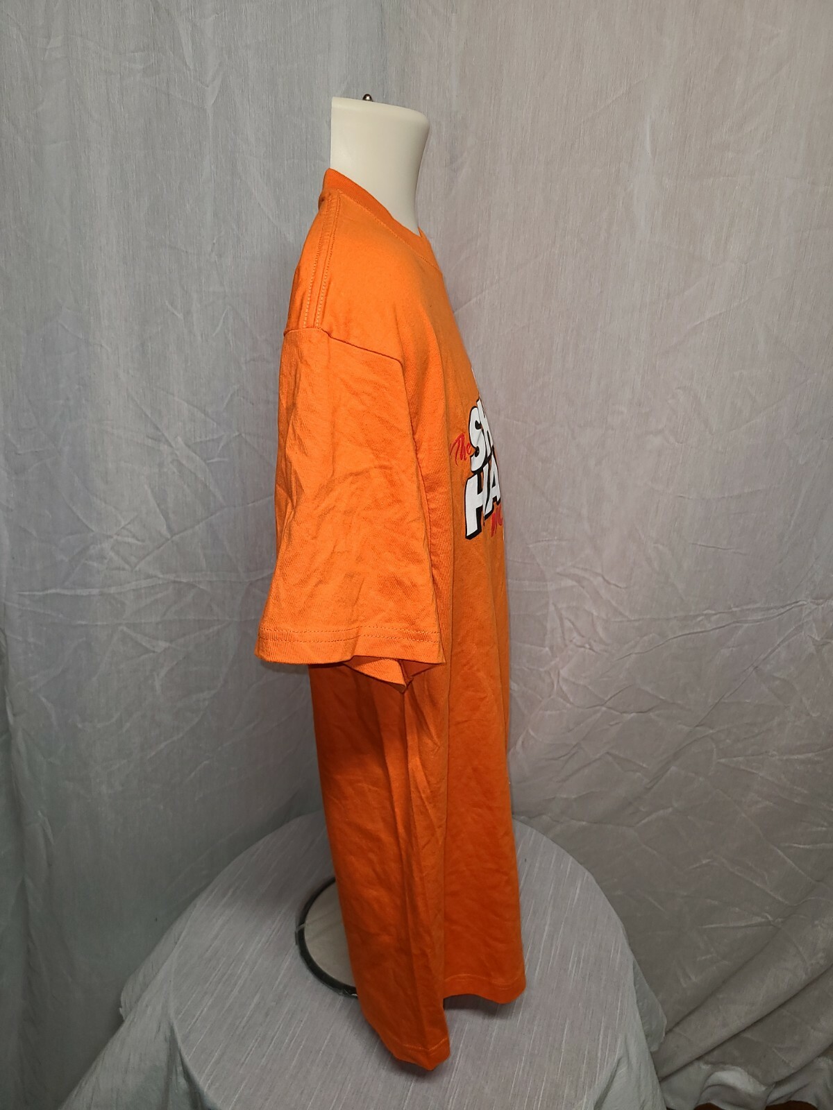 The Shawn Harvey Morning Show Featuring the Wake Up Team Adult Orange XL TShirt gallery
